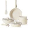 12 POTS and pans set, non-stick kitchen cookware set