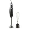 2-Speed Immersion Hand Blender for Kitchen with Blending Wand Whisk, Black