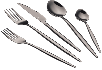 20 Piece Luxury Silverware Set for 4 Black Mirror-Polished 18/10 Stainless Steel Heavy Flatware Set Modern Cutlery Set Knife/Fork/Spoon with Gifts for