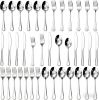40-Piece Silverware Set for 8, 18/10 Stainless Steel Flatware Set, Heavy Duty Mirror Polished Cutlery SeT
