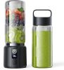 Portable Blender, Small Smoothie & Shake Maker with 8 Blades, Compact Personal Blender with LED Display