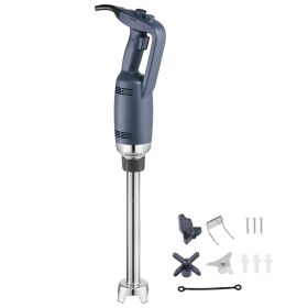 Commercial Immersion Blender, 350W Heavy Duty Hand Mixer, 16 inch Stepless Variable Speed Mixer with Stainless Steel Blade