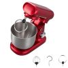 Stand Mixer, 3 QT Electric Kitchen Mixer, 300W Dough-Mixer, 10 Speeds Tilt-head Food-Mixer with Stainless Steel Bowl, Dough Hook, Whisk, Beater