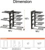 Pots and Pans Organizer Rack for Cabinet, 15.83" Height 8-Tier Heavy Duty 120LBS Pot Pan Organizer under Cabinet Adjustable for Dutch Oven