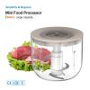 [Pick-Up Only] Electric Food Chopper, 600ml Cordless Meat Grinder & Vegetable Processor – 100W Powerful Motor, Dual 1500mAh Batteries