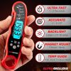 Meat Thermometer Digital – Instant Read Food Thermometer for Cooking & Grilling – Professional Kitchen Gift for Men, Dad & Mom