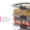 Tritan Food Storage Set of 5 Clear Containers, 1.3 Cup
