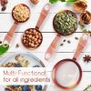 Measuring Cups and Spoons Set of 9 Stainless Steel Dry and Liquid Ingredients