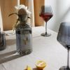 23 fl oz Smoke Iridescent Angled Wine Glasses, Set of 4