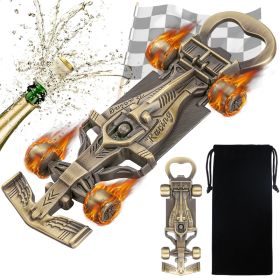 Exquisite Racing Bottle Opener,Meticulously Designed And Made Of Durable Materials, Perfect For Opening Bottles During Sports Events, Parties, Or At H (Option: Bronze)